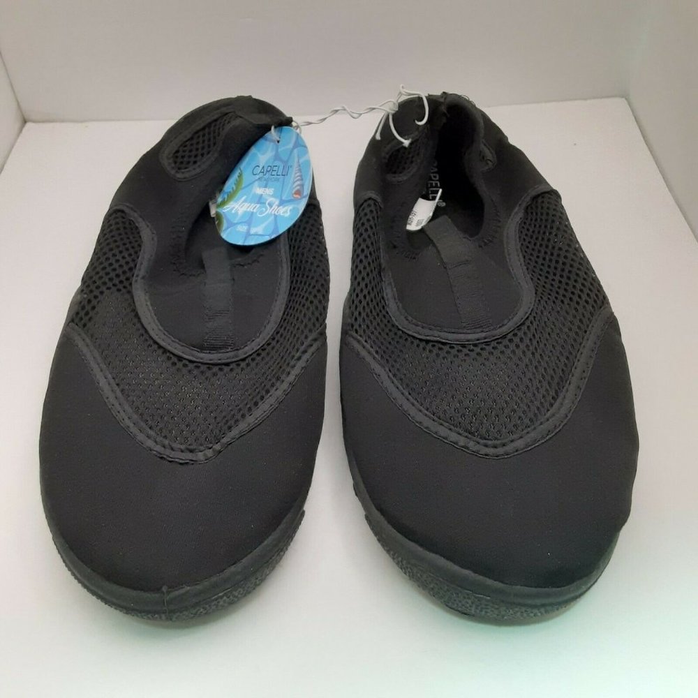 Capelli New York Neoprene & Mesh Men's Aqua Shoes Black US Size 10‎ Beach River